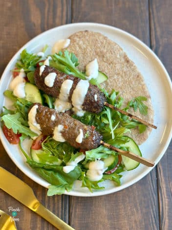 Air Fryer Chilli Beef Kofta pinchofnom.com