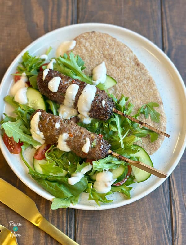 Air Fryer Chilli Beef Kofta pinchofnom.com