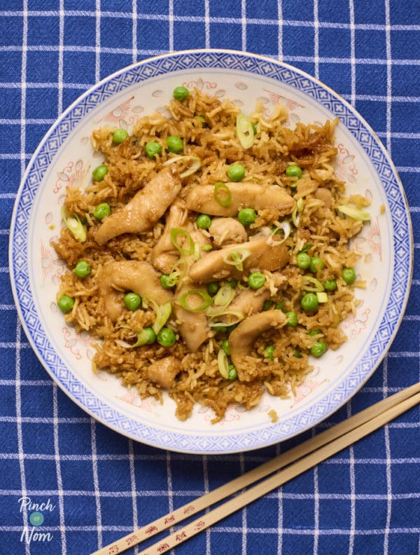 Honey and Ginger Chicken Rice pinchofnom.com