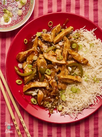Chicken with Peking-Style Sauce pinchofnom.com