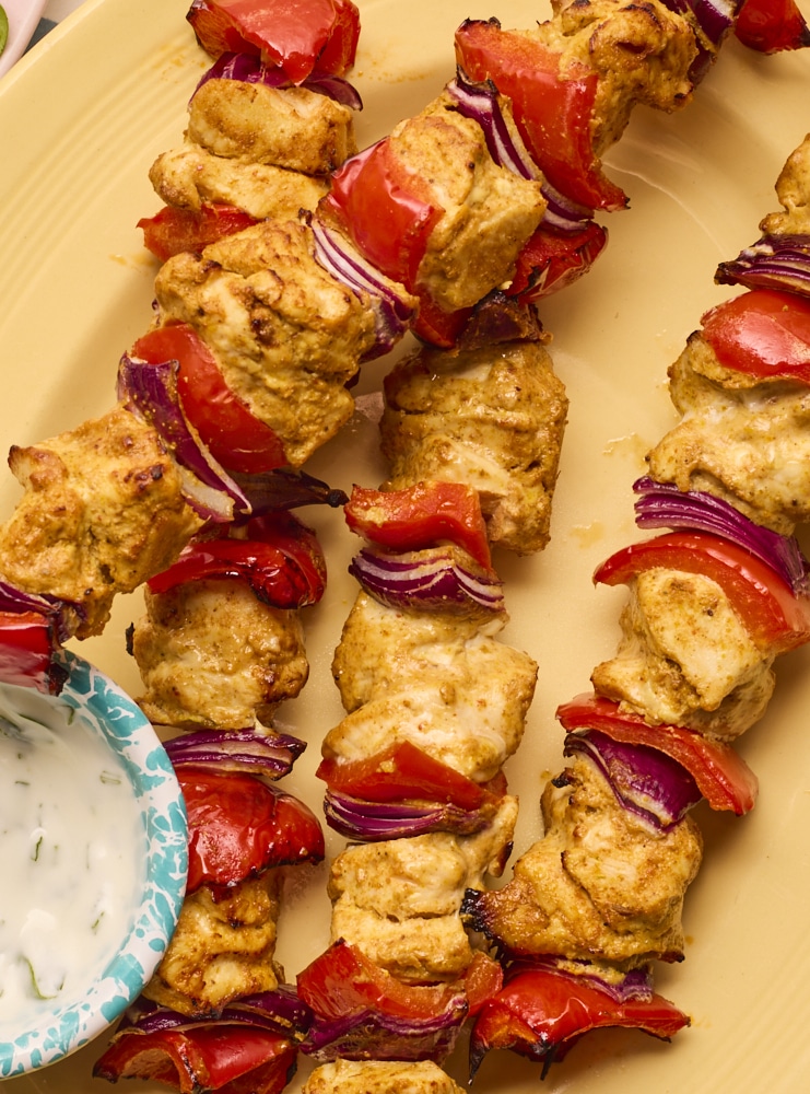 Pinch of Nom Chicken Curry Skewers