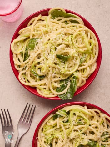 Garlic Spaghetti pinchofnom.com